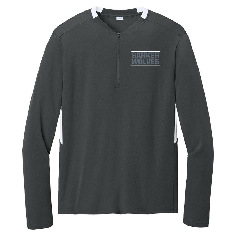 Barker Wolves <span class="pdp-name-mascot">Barker Wolves</span> Sport-Tek Club 1/4-Zip Pullover