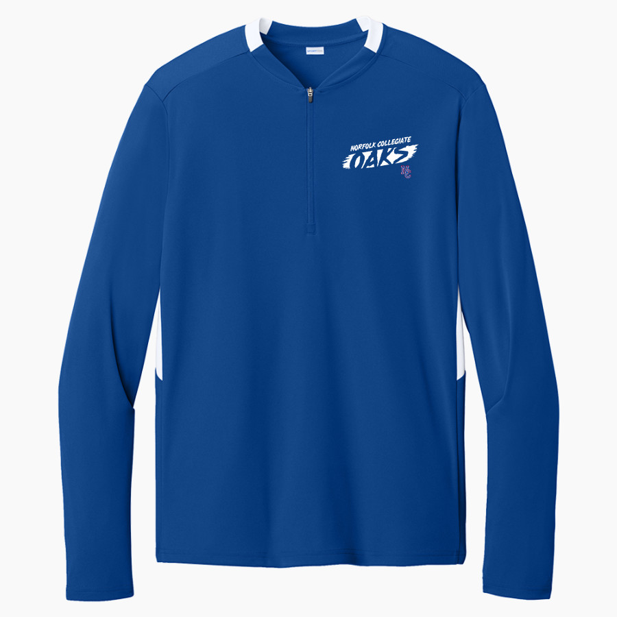 Norfolk Collegiate Oaks <span class="pdp-name-mascot">Norfolk Collegiate Oaks</span> Sport-Tek Club 1/4-Zip Pullover