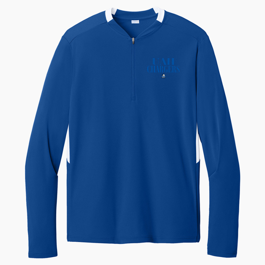 UAH Chargers <span class="pdp-name-mascot">University of Alabama Chargers</span> Sport-Tek Club 1/4-Zip Pullover