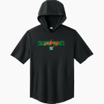 Communion of Saints School Sabres official sideline store <span class="pdp-name-mascot">Communion of Saints School Sabres</span> Sport-Tek Men's Club Short Sleeve Hoodie Front Thumbnail
