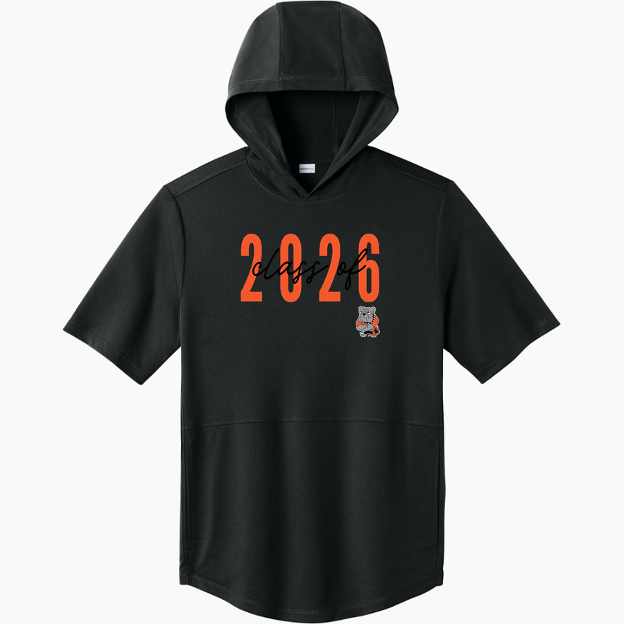 WATERLOO HIGH SCHOOL BULLDOGS <span class="pdp-name-mascot">WATERLOO BULLDOGS</span> Sport-Tek Men's Club Short Sleeve Hoodie