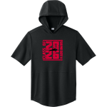 Sawtooth Sabercats <span class="pdp-name-mascot">Sawtooth Sabercats</span> Sport-Tek Men's Club Short Sleeve Hoodie Front Thumbnail