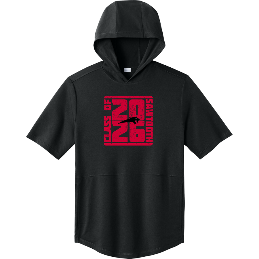 Sawtooth Sabercats <span class="pdp-name-mascot">Sawtooth Sabercats</span> Sport-Tek Men's Club Short Sleeve Hoodie