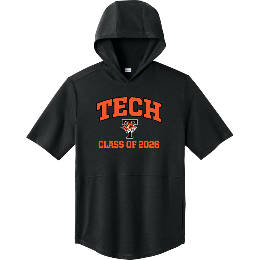 Tech High School Tigers <span class="pdp-name-mascot">Tech High School</span> Sport-Tek Men's Club Short Sleeve Hoodie