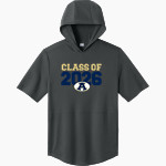 Alexander Central Cougars <span class="pdp-name-mascot">Alexander Central Cougars</span> Sport-Tek Men's Club Short Sleeve Hoodie Front Thumbnail