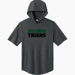 Westridge Tigers <span class="pdp-name-mascot">Westridge Tigers</span> Sport-Tek Men's Club Short Sleeve Hoodie Front Thumbnail