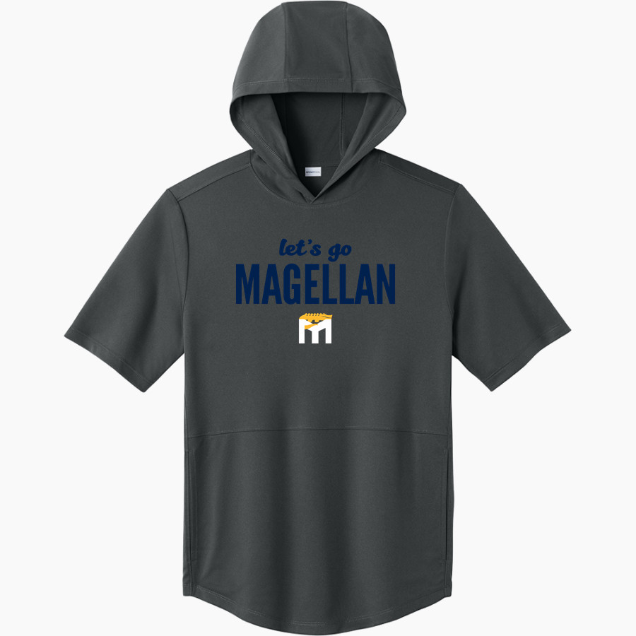 Magellan International School The Online Store <span class="pdp-name-mascot">Magellan Gators</span> Sport-Tek Men's Club Short Sleeve Hoodie