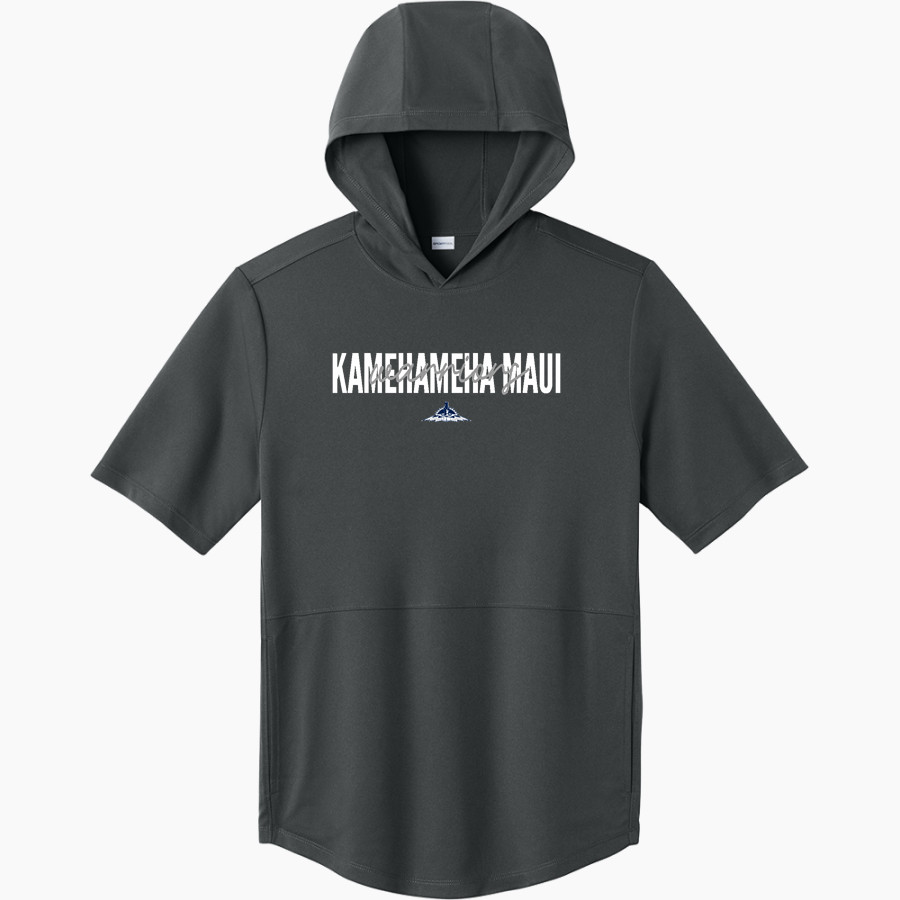 Kamehameha Maui Warriors <span class="pdp-name-mascot">Kamehameha Maui Warriors</span> Sport-Tek Men's Club Short Sleeve Hoodie