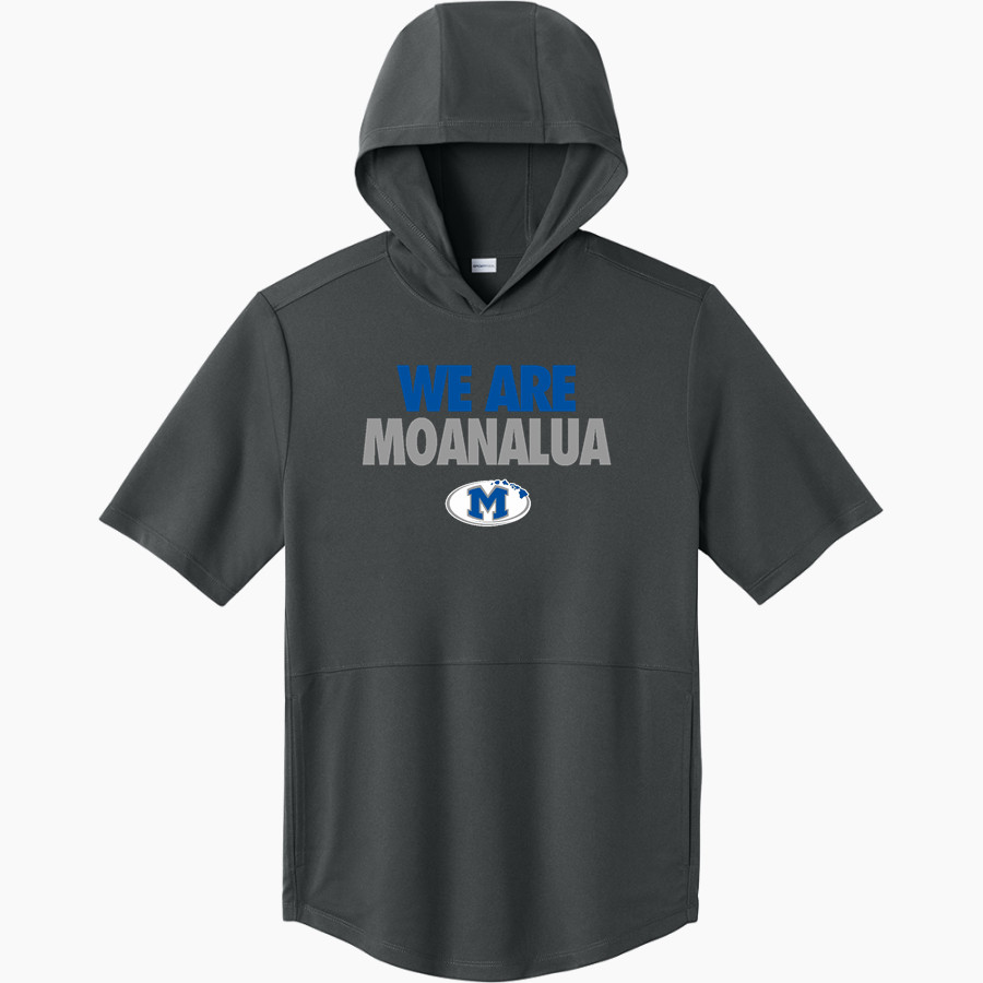 Moanalua Na Menehune <span class="pdp-name-mascot">Moanalua Menehunes</span> Sport-Tek Men's Club Short Sleeve Hoodie
