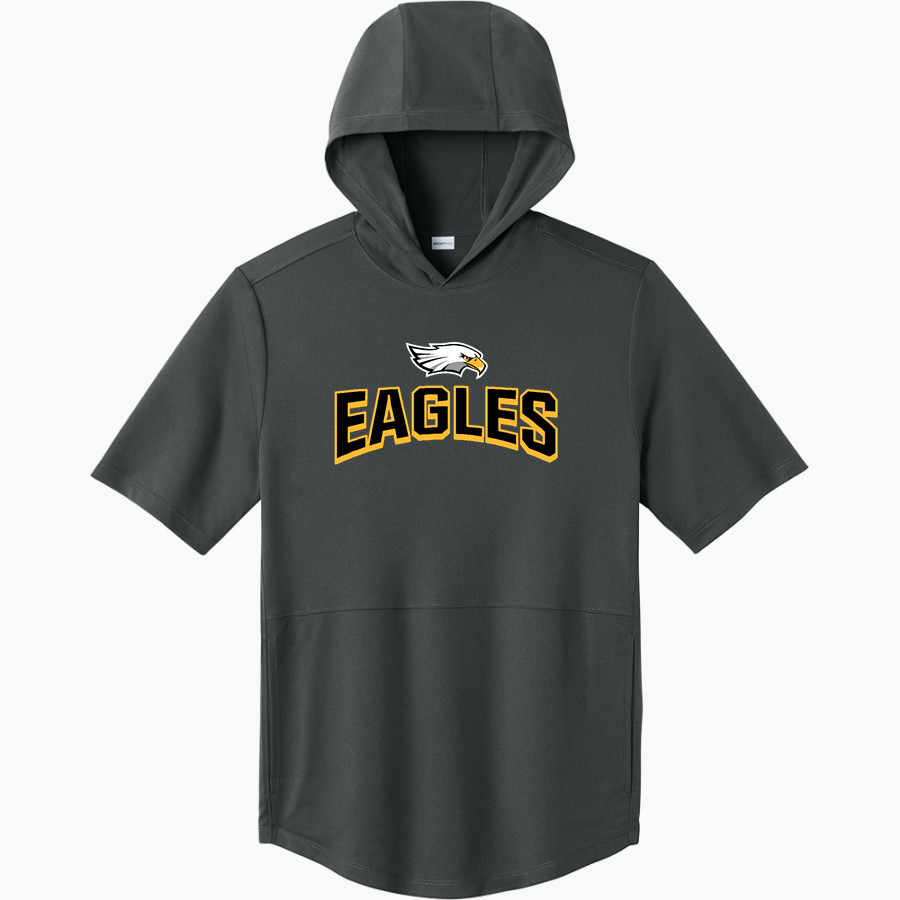 Hawaii Baptist Eagles <span class="pdp-name-mascot">HBA Eagles</span> Sport-Tek Men's Club Short Sleeve Hoodie