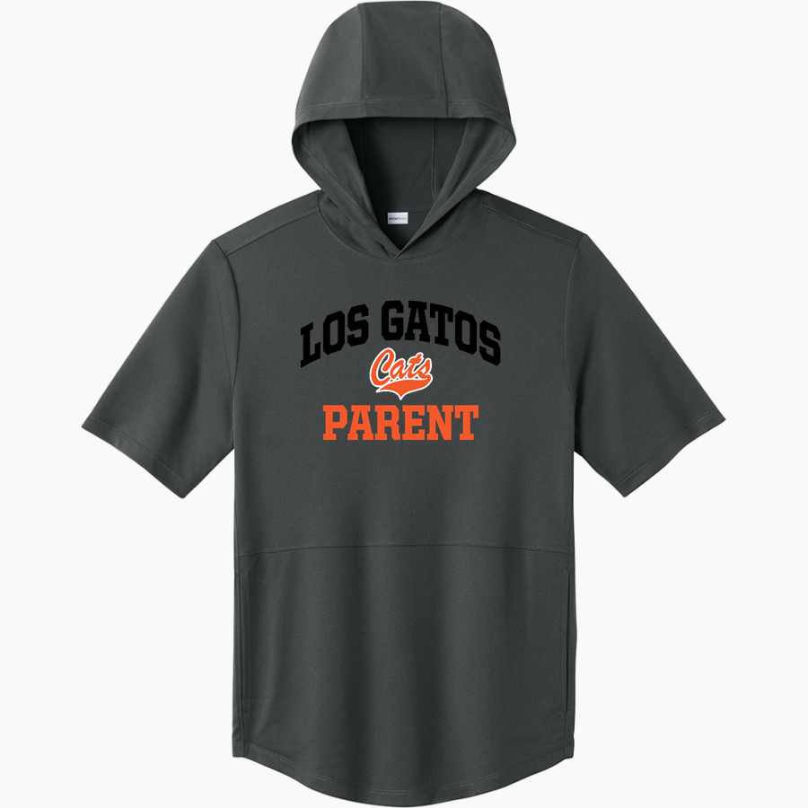 LOS GATOS HIGH SCHOOL WILDCATS <span class="pdp-name-mascot">LOS GATOS WILDCATS</span> Sport-Tek Men's Club Short Sleeve Hoodie
