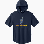 Paul Duke STEM Trailblazers <span class="pdp-name-mascot">Paul Duke High School Trailblazers</span> Sport-Tek Men's Club Short Sleeve Hoodie Front Thumbnail