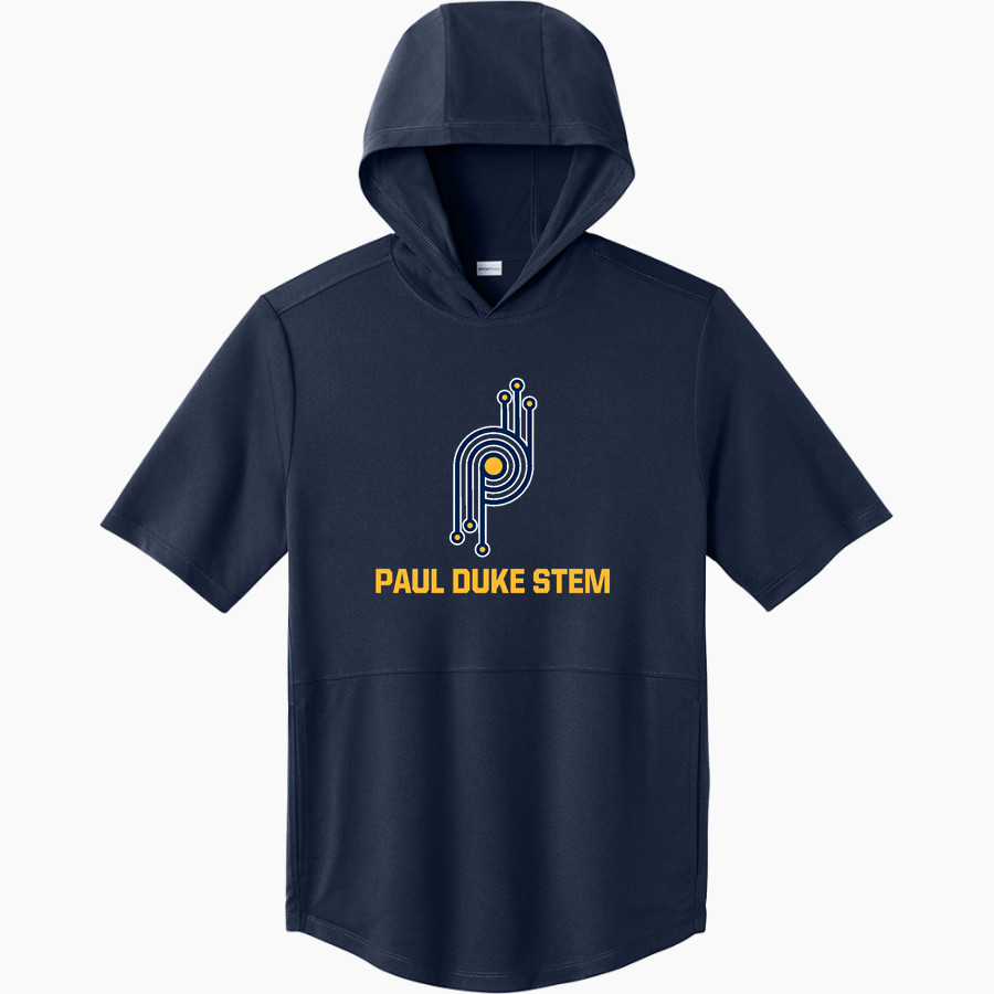 Paul Duke STEM Trailblazers <span class="pdp-name-mascot">Paul Duke High School Trailblazers</span> Sport-Tek Men's Club Short Sleeve Hoodie