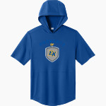 EAST NOBLE HIGH SCHOOL KNIGHTS <span class="pdp-name-mascot">EAST NOBLE KNIGHTS</span> Sport-Tek Men's Club Short Sleeve Hoodie Front Thumbnail