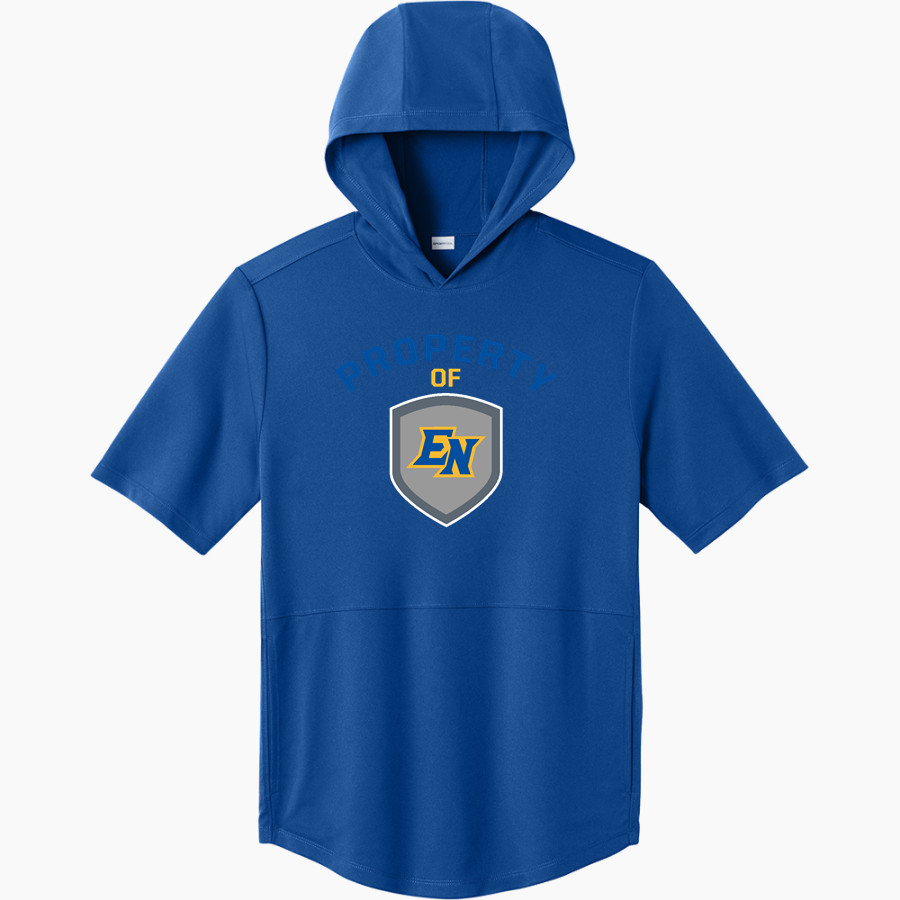 EAST NOBLE HIGH SCHOOL KNIGHTS <span class="pdp-name-mascot">EAST NOBLE KNIGHTS</span> Sport-Tek Men's Club Short Sleeve Hoodie