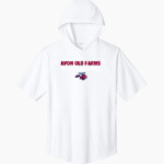 Avon Old Farms Winged Beavers <span class="pdp-name-mascot">Avon Old Farms School Winged Beavers</span> Sport-Tek Men's Club Short Sleeve Hoodie Front Thumbnail