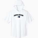 North Lincoln Panthers <span class="pdp-name-mascot">North Lincoln Panthers</span> Sport-Tek Men's Club Short Sleeve Hoodie Front Thumbnail