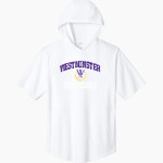 Westminster Defenders <span class="pdp-name-mascot">Westminster Defenders</span> Sport-Tek Men's Club Short Sleeve Hoodie Front Thumbnail