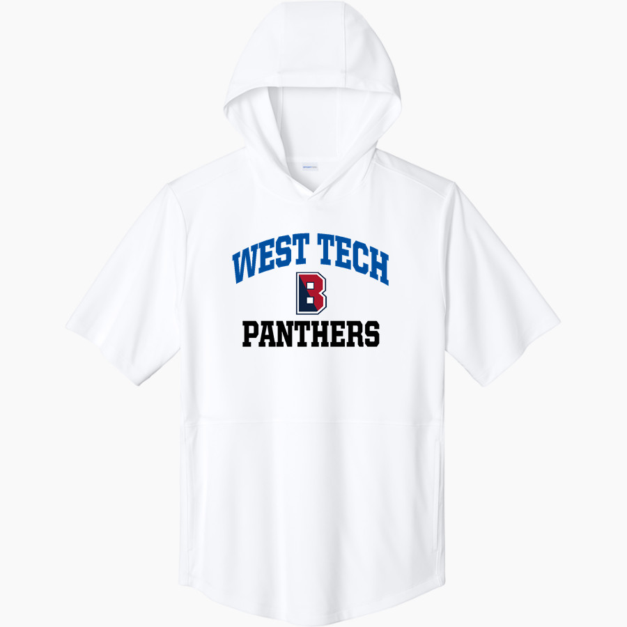 West Tech Panthers <span class="pdp-name-mascot">West Tech Panthers</span> Sport-Tek Men's Club Short Sleeve Hoodie