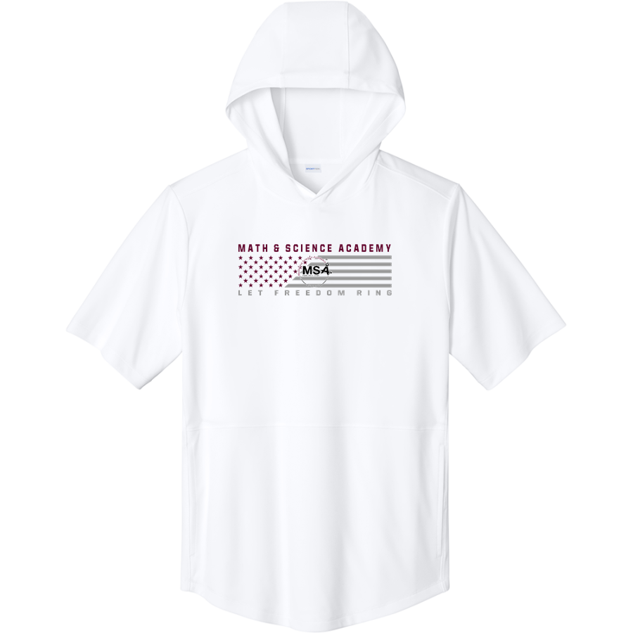 Math & Science Academy Dragons <span class="pdp-name-mascot">Math & Science Academy Dragons</span> Sport-Tek Men's Club Short Sleeve Hoodie