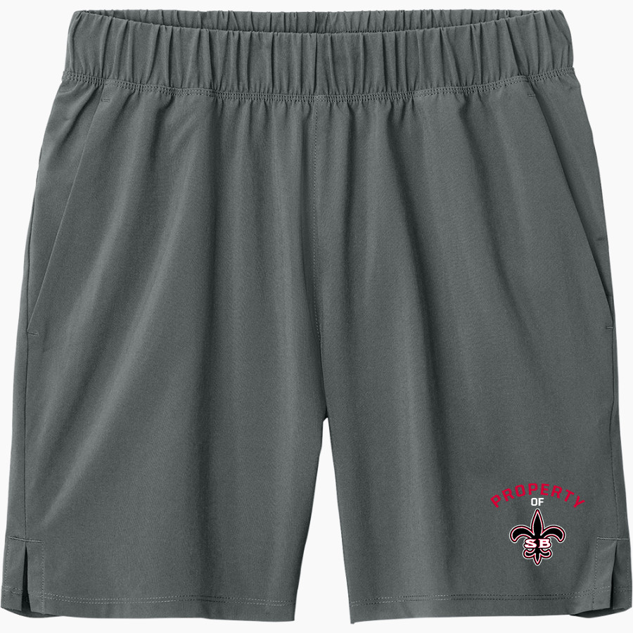 Santa Barbara Saints Football <span class="pdp-name-mascot">Santa Barbara Saints Football</span> Sport-Tek Men's Repeat 7" Short