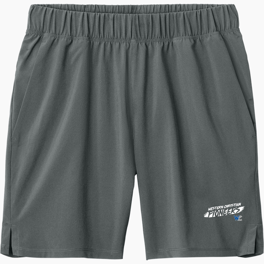 WESTERN CHRISTIAN SCHOOL PIONEERS ONLINE STORE <span class="pdp-name-mascot">WESTERN CHRISTIAN PIONEERS</span> Sport-Tek Men's Repeat 7" Short