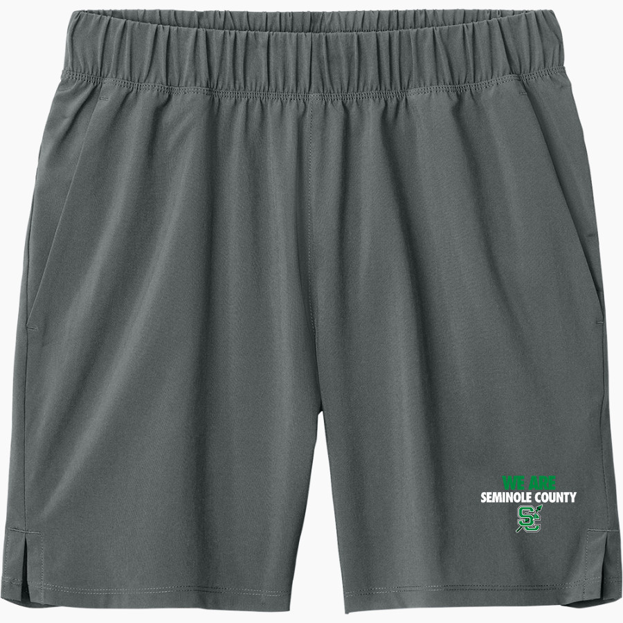 SEMINOLE COUNTY HIGH SCHOOL INDIANS <span class="pdp-name-mascot">SEMINOLE COUNTY INDIANS</span> Sport-Tek Men's Repeat 7" Short