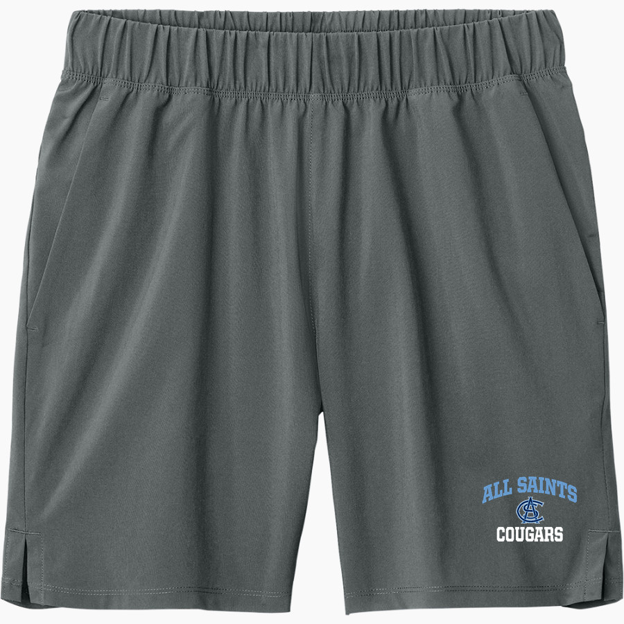 ALL SAINTS CATHOLIC HIGH SCHOOL COUGARS <span class="pdp-name-mascot">ALL SAINTS COUGARS</span> Sport-Tek Men's Repeat 7" Short