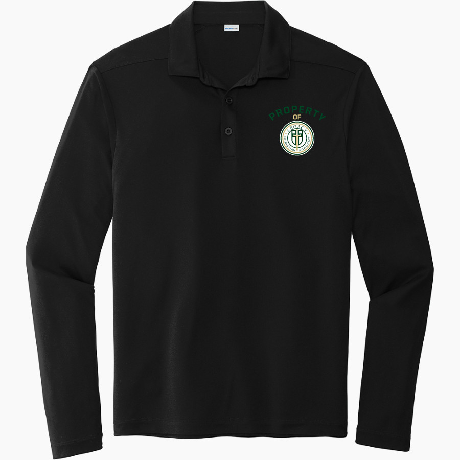 LEGACY CHRISTIAN WARRIORS Sport-Tek Posi-UV Pro Long Sleeve Polo