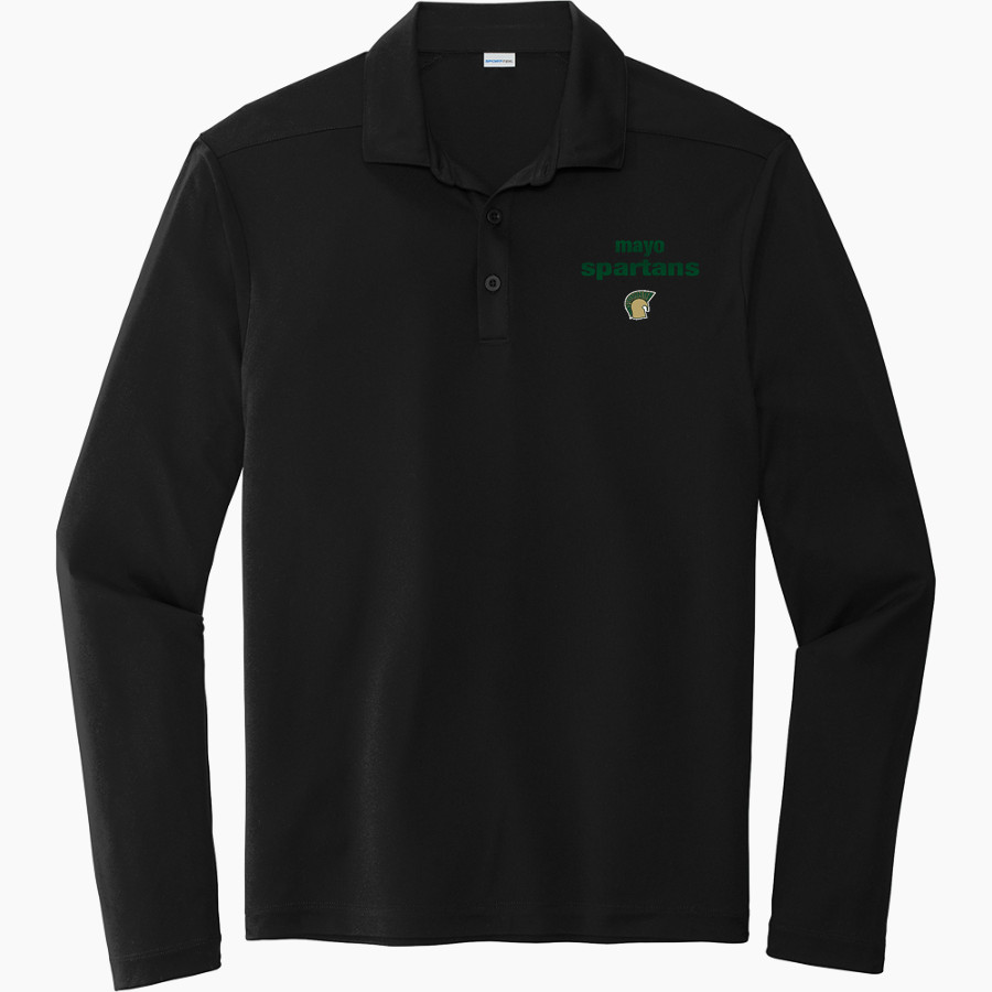 Mayo Spartans <span class="pdp-name-mascot">Mayo Spartans</span> Sport-Tek Posi-UV Pro Long Sleeve Polo