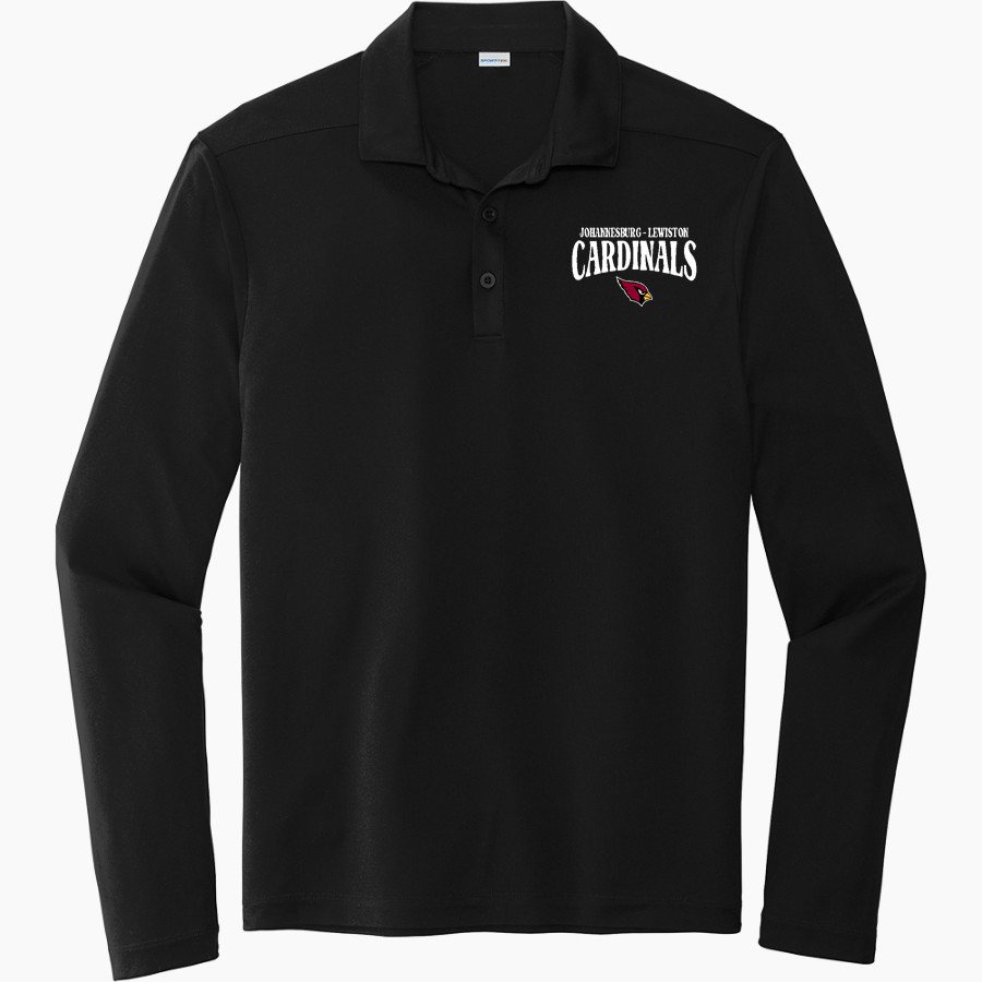JOHANNESBURG-LEWISTON HIGH SCH CARDINALS <span class="pdp-name-mascot">JOHANNESBURG - LEWISTON CARDINALS</span> Sport-Tek Posi-UV Pro Long Sleeve Polo