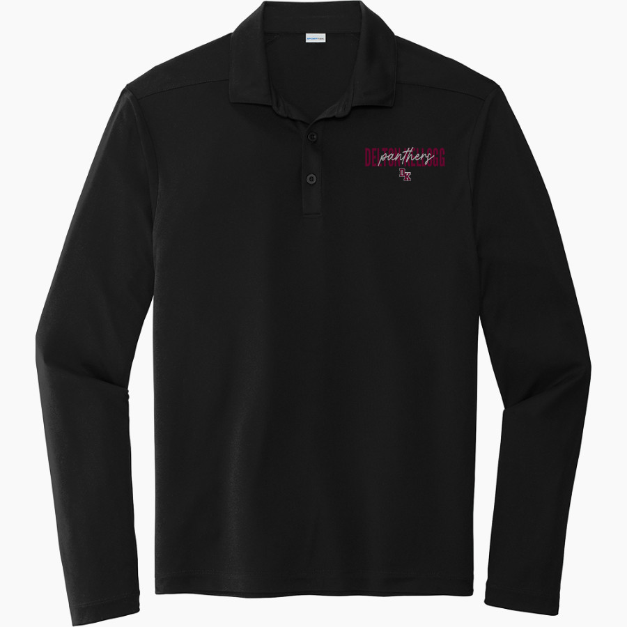 Delton Kellogg Panthers <span class="pdp-name-mascot">Delton Kellogg Panthers</span> Sport-Tek Posi-UV Pro Long Sleeve Polo