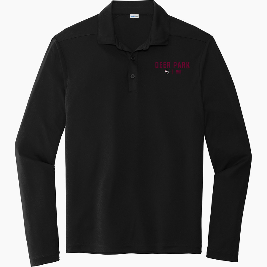Deer Park Falcons <span class="pdp-name-mascot">Deer Park Falcons</span> Sport-Tek Posi-UV Pro Long Sleeve Polo