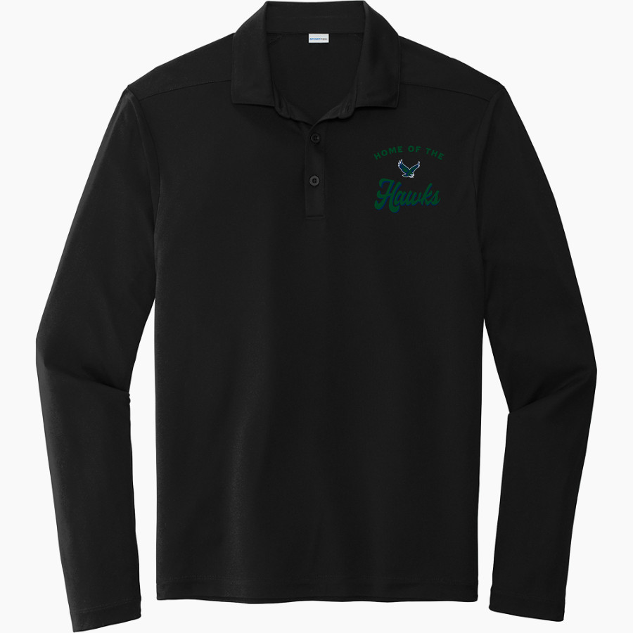 BARTLETT HIGH SCHOOL HAWKS <span class="pdp-name-mascot">BARTLETT HAWKS</span> Sport-Tek Posi-UV Pro Long Sleeve Polo