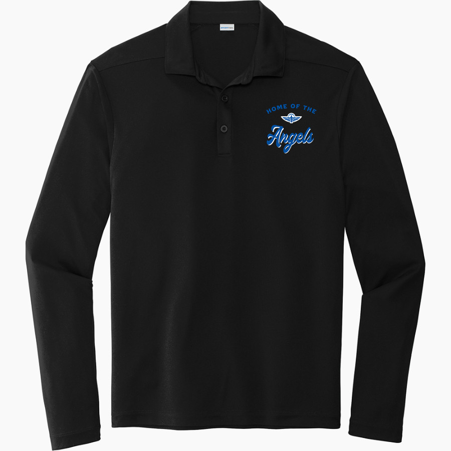 St. Mary Angels <span class="pdp-name-mascot">St. Mary Angels</span> Sport-Tek Posi-UV Pro Long Sleeve Polo