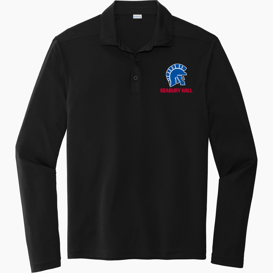 SEABURY HALL HIGH SCHOOL SPARTANS <span class="pdp-name-mascot">SEABURY HALL SPARTANS</span> Sport-Tek Posi-UV Pro Long Sleeve Polo