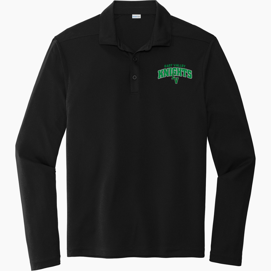 EAST VALLEY HIGH SCHOOL KNIGHTS <span class="pdp-name-mascot">EAST VALLEY KNIGHTS</span> Sport-Tek Posi-UV Pro Long Sleeve Polo