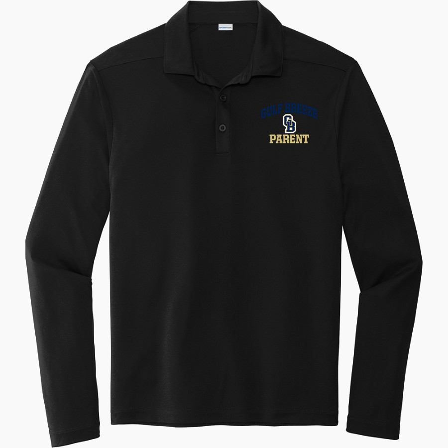 GULF BREEZE HIGH SCHOOL DOLPHINS Sport-Tek Posi-UV Pro Long Sleeve Polo