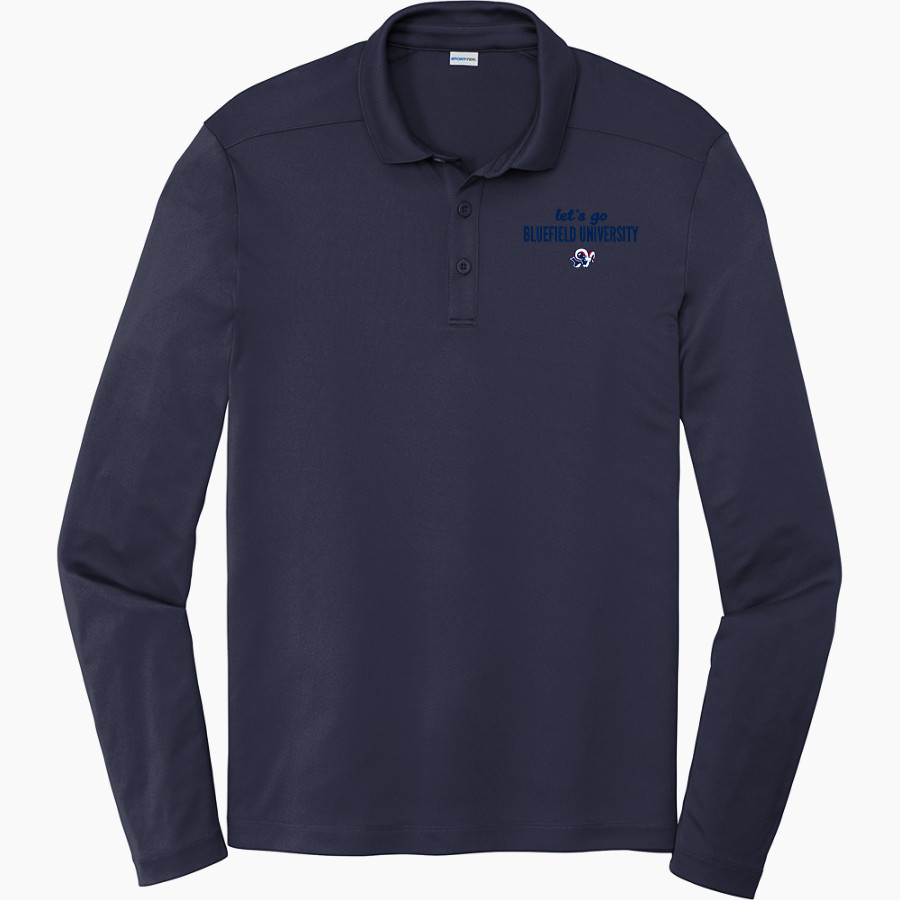 Bluefield University Sideline Store <span class="pdp-name-mascot">Bluefield University</span> Sport-Tek Posi-UV Pro Long Sleeve Polo