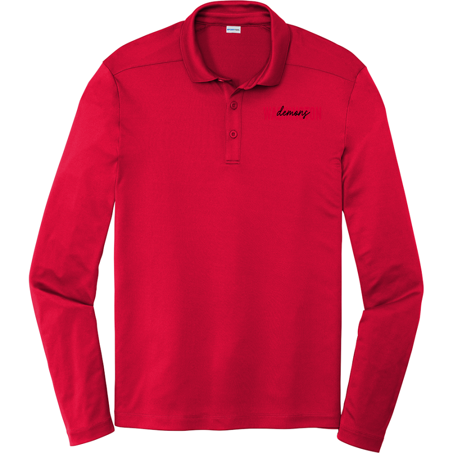 Washington Demons <span class="pdp-name-mascot">Washington Demons</span> Sport-Tek Posi-UV Pro Long Sleeve Polo