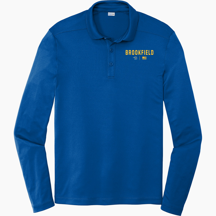 BROOKFIELD HIGH SCHOOL BOBCATS <span class="pdp-name-mascot">BROOKFIELD BOBCATS</span> Sport-Tek Posi-UV Pro Long Sleeve Polo