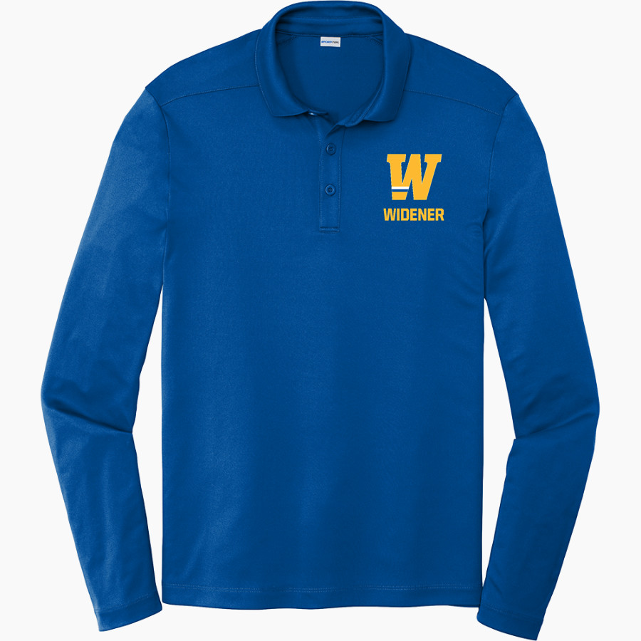 Widener University Pride Online Store Sport-Tek Posi-UV Pro Long Sleeve Polo
