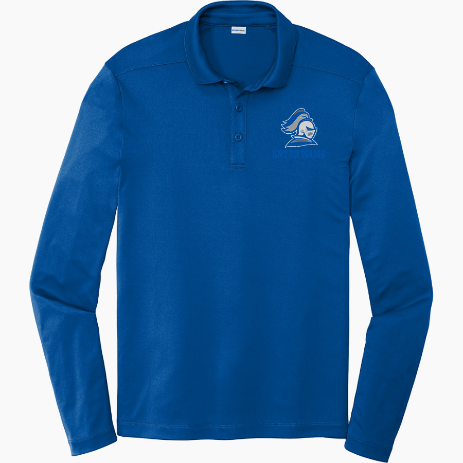 GLCC Crusaders <span class="pdp-name-mascot">Great Lakes Christian College Crusaders</span> Sport-Tek Posi-UV Pro Long Sleeve Polo