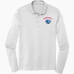 CROW HIGH SCHOOL Cougars Online Store Sport-Tek Posi-UV Pro Long Sleeve Polo Front Thumbnail
