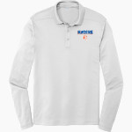 Riverton Hawks Sport-Tek Posi-UV Pro Long Sleeve Polo Front Thumbnail