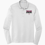 North Crawford Trojans Sport-Tek Posi-UV Pro Long Sleeve Polo Front Thumbnail
