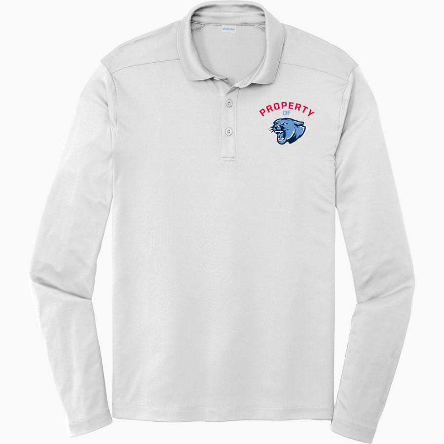 CROW HIGH SCHOOL Cougars Online Store Sport-Tek Posi-UV Pro Long Sleeve Polo