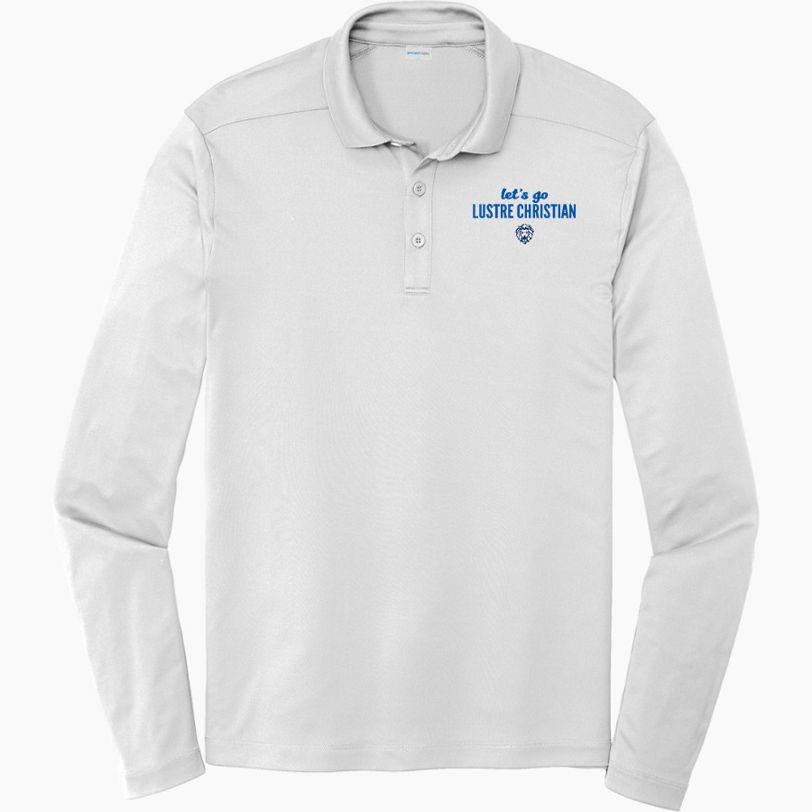 LUSTRE CHRISTIAN HIGH SCHOOL LIONS <span class="pdp-name-mascot">LUSTRE CHRISTIAN LIONS</span> Sport-Tek Posi-UV Pro Long Sleeve Polo