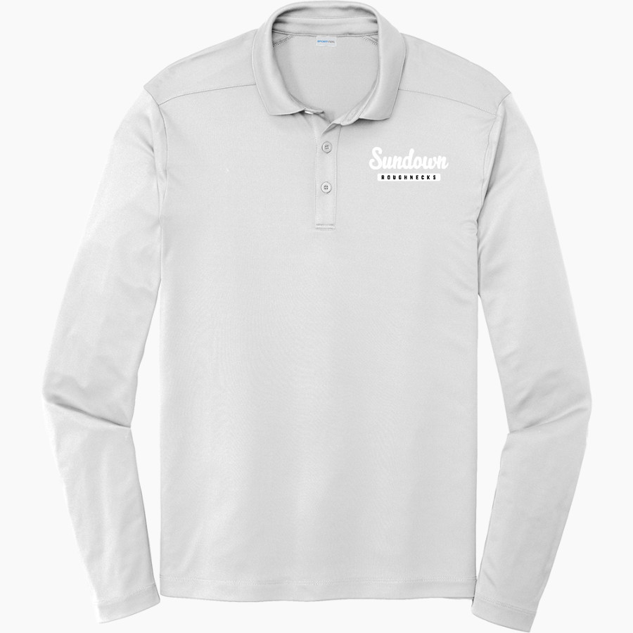 SUNDOWN HIGH SCHOOL ROUGHNECKS <span class="pdp-name-mascot">SUNDOWN ROUGHNECKS</span> Sport-Tek Posi-UV Pro Long Sleeve Polo