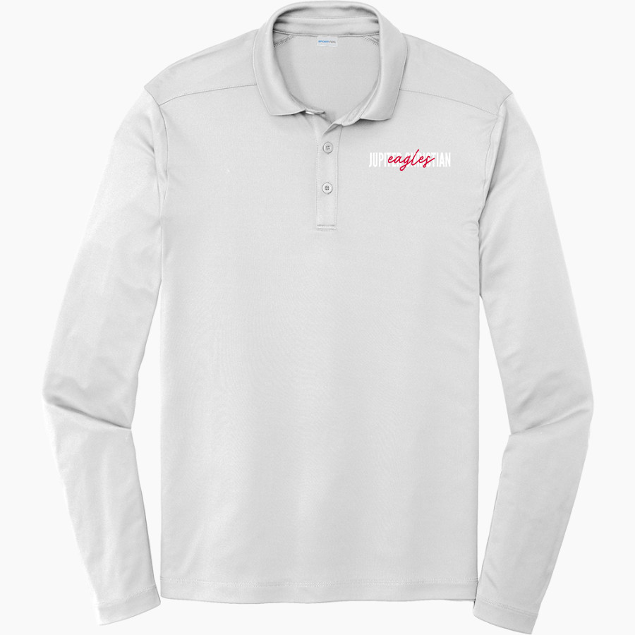 Jupiter Christian Eagles <span class="pdp-name-mascot">Jupiter Eagles</span> Sport-Tek Posi-UV Pro Long Sleeve Polo